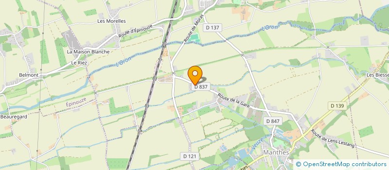 localisation de l'entreprise MADAME AMELIE CHALAYE  MANTHES