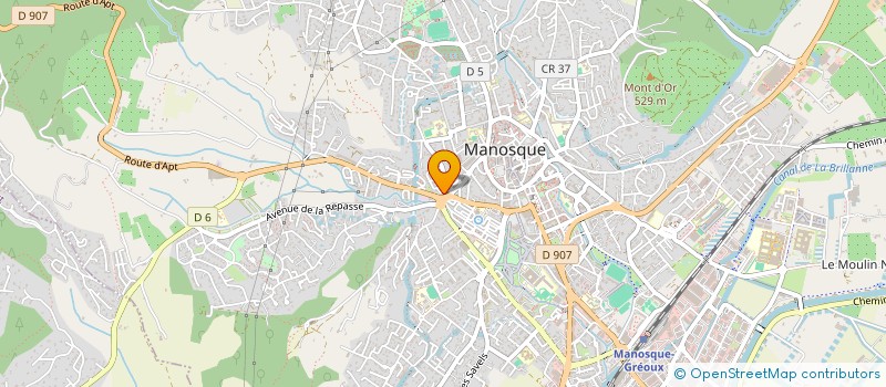 localisation de l'entreprise MADAME AMELIE CHAMBREUIL à MANOSQUE