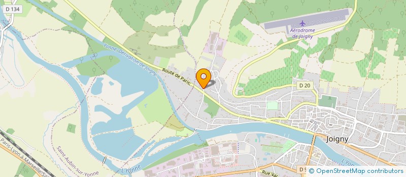 localisation de l'entreprise MADAME AMELIE CHANCY  JOIGNY