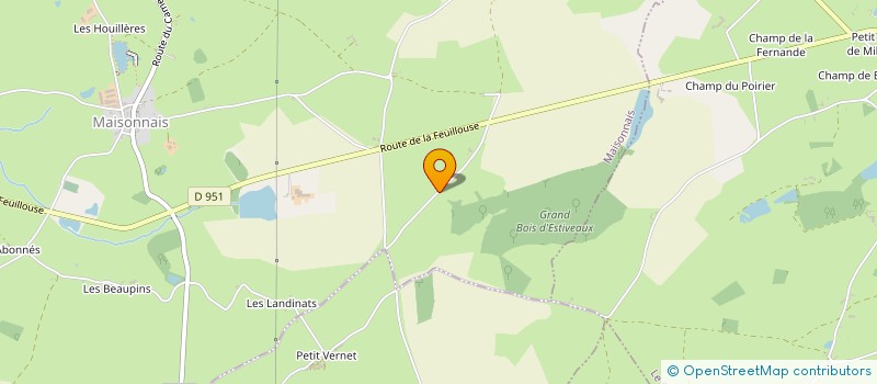 localisation de l'entreprise MADAME AMELIE CHANTEAU  MAISONNAIS