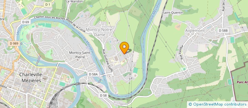 localisation de l'entreprise MADAME AMELIE CHAPELLIER  MONTCY-NOTRE-DAME