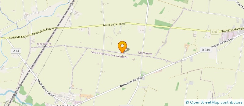 localisation de l'entreprise MADAME AMELIE CHARRE  MARSANNE