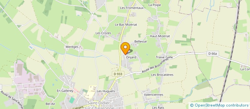 localisation de l'entreprise MADAME AMELIE CHARRIN  SAINT-DIDIER-SUR-CHALARONNE