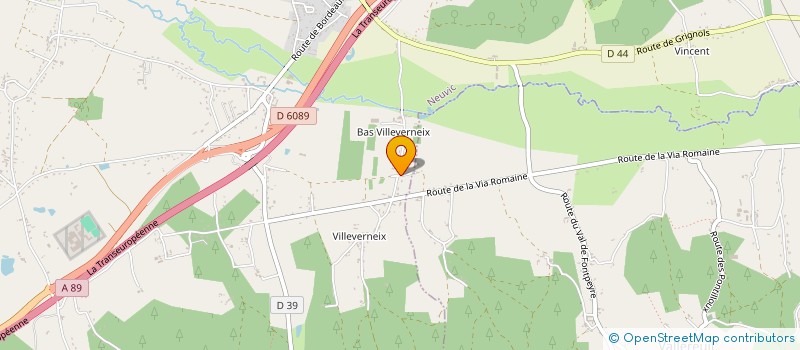 localisation de l'entreprise MADAME AMELIE CHATEIGNE à VALLEREUIL