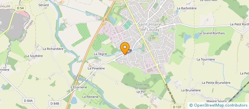 localisation de l'entreprise MADAME AMELIE CHATELLIER à MONTAIGU-VENDEE