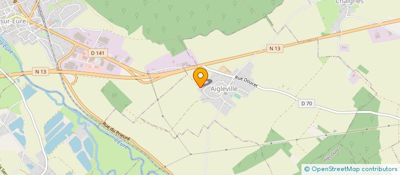 localisation de l'entreprise MADAME AMELIE CHATRE  AIGLEVILLE