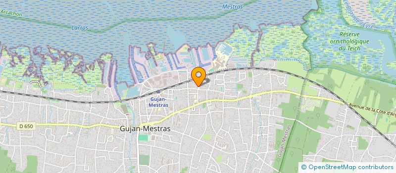 localisation de l'entreprise MADAME AMELIE CHAUVIN  GUJAN-MESTRAS