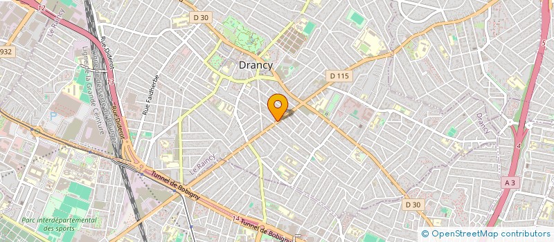 localisation de l'entreprise MADAME AMELIE CHAVET à DRANCY
