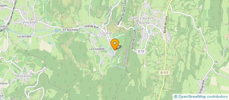 localisation de l'entreprise MADAME AMELIE CHAVIN  VAL-SONNETTE