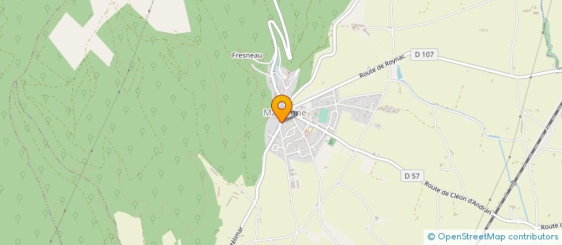 localisation de l'entreprise MADAME AMELIE CHAZERANS  MARSANNE