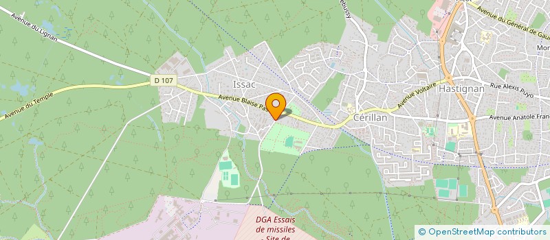 localisation de l'entreprise MADAME AMELIE CHELLE  SAINT-MEDARD-EN-JALLES