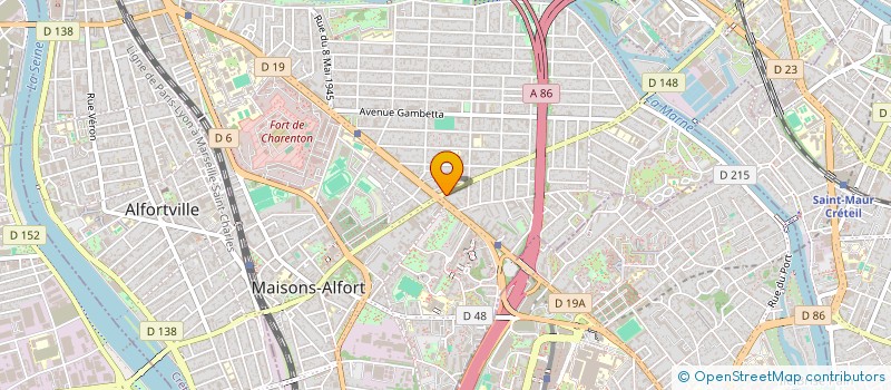 localisation de l'entreprise MADAME AMELIE CHELLY à MAISONS-ALFORT