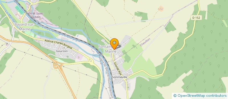 localisation de l'entreprise MADAME AMELIE CHER à FONTAINES-SUR-MARNE