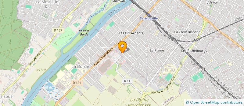 localisation de l'entreprise MADAME AMELIE CHETTY  SARTROUVILLE