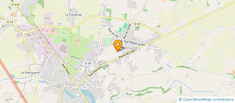 localisation de l'entreprise MADAME AMELIE CHOLOT  SAINT-AMAND-VILLAGES