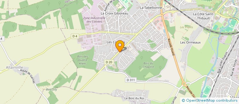 localisation de l'entreprise MADAME AMELIE CHUITON à VERNOUILLET