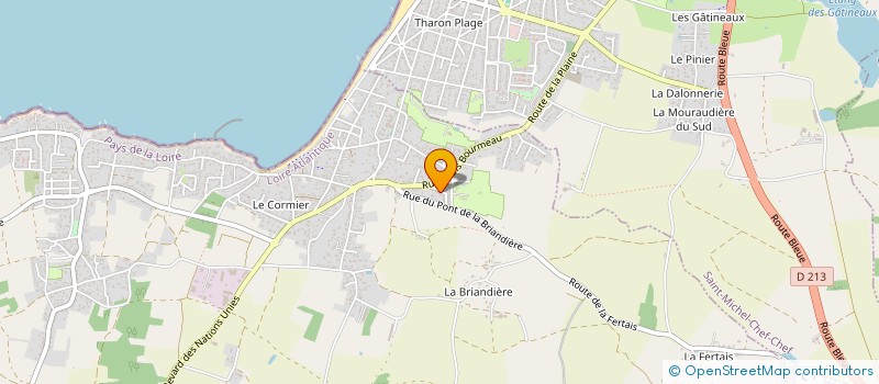 localisation de l'entreprise MADAME AMELIE CHUPIN à LA PLAINE-SUR-MER