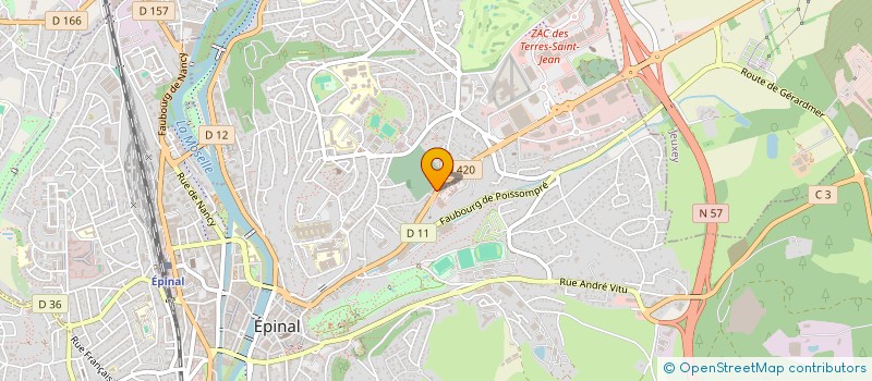 localisation de l'entreprise MADAME AMELIE CLAUSSE à EPINAL