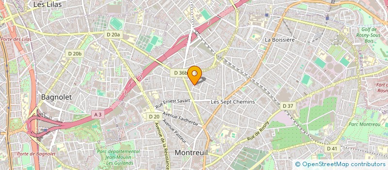 localisation de l'entreprise MADAME AMELIE CLAVIER  PARIS