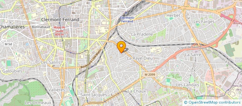 localisation de l'entreprise MADAME AMELIE COELHO  CLERMONT-FERRAND