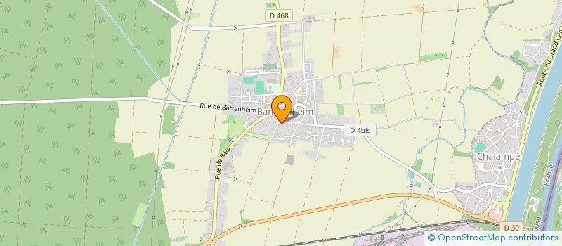 localisation de l'entreprise MADAME AMELIE COINTE  BANTZENHEIM