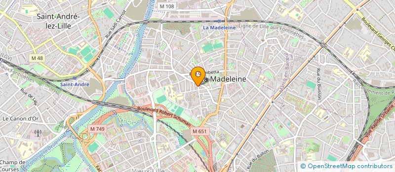 localisation de l'entreprise MADAME AMELIE COISINE à LA MADELEINE