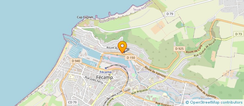 localisation de l'entreprise MADAME AMELIE COLIBERT  FECAMP