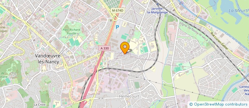 localisation de l'entreprise MADAME AMELIE COLMART  JARVILLE-LA-MALGRANGE