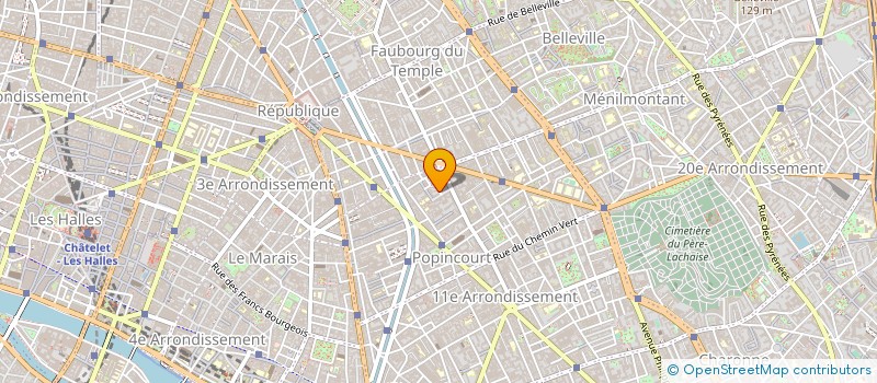 localisation de l'entreprise MADAME AMELIE COMPAIN  PARIS