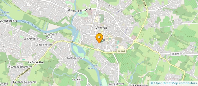 localisation de l'entreprise MADAME AMELIE CORBIN  VERTOU