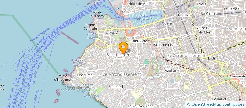 localisation de l'entreprise MADAME AMELIE CORBISIER à MARSEILLE