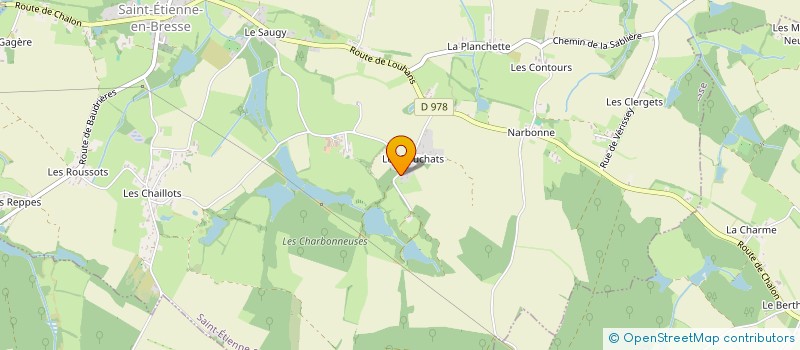 localisation de l'entreprise MADAME AMELIE CORDIER  SAINT-ETIENNE-EN-BRESSE