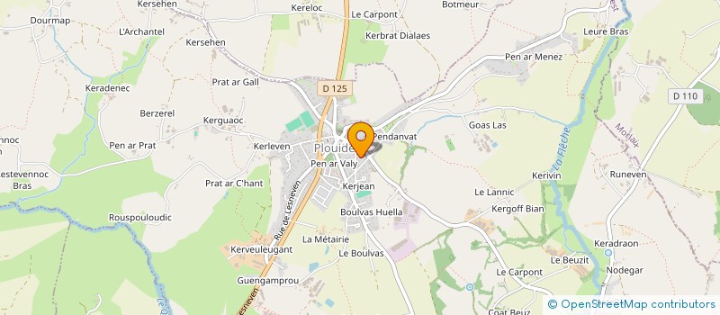 localisation de l'entreprise MADAME AMELIE CORLOSQUET  PLOUIDER