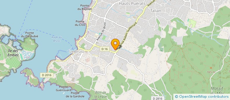 localisation de l'entreprise MADAME AMELIE COSSU à SIX-FOURS-LES-PLAGES
