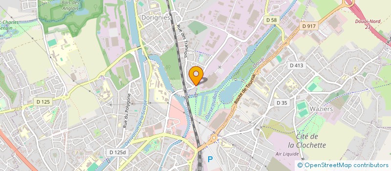 localisation de l'entreprise MADAME AMELIE COSTENOBLE  DOUAI