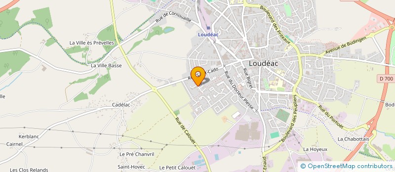 localisation de l'entreprise MADAME AMELIE COUETTE à LOUDEAC
