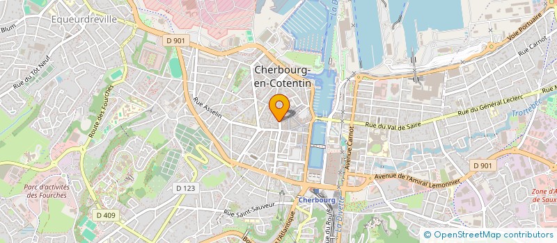 localisation de l'entreprise MADAME AMELIE COURTAY à CHERBOURG-EN-COTENTIN