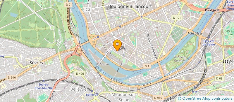 localisation de l'entreprise MADAME AMELIE COUTANT à BOULOGNE-BILLANCOURT