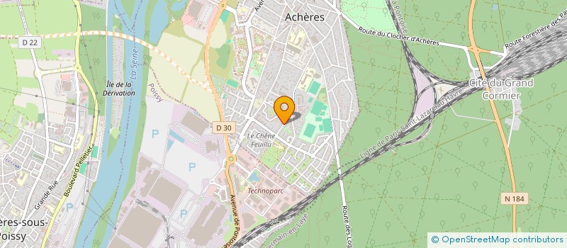 localisation de l'entreprise MADAME AMELIE CRASPAIL  ACHERES