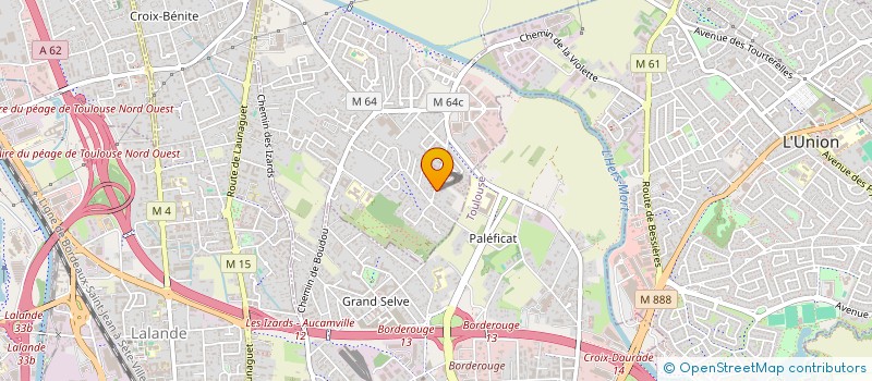 localisation de l'entreprise MADAME AMELIE CREBASSA  LAUNAGUET