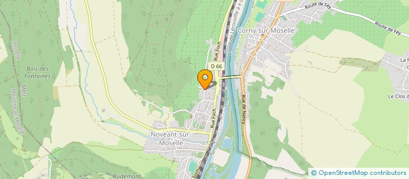 localisation de l'entreprise MADAME AMELIE CREMONA  NOVEANT-SUR-MOSELLE