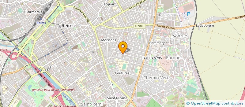 localisation de l'entreprise MADAME AMELIE CREPIN  REIMS