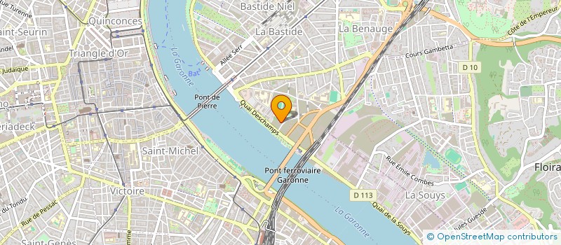 localisation de l'entreprise MADAME AMELIE CROZAT  BORDEAUX