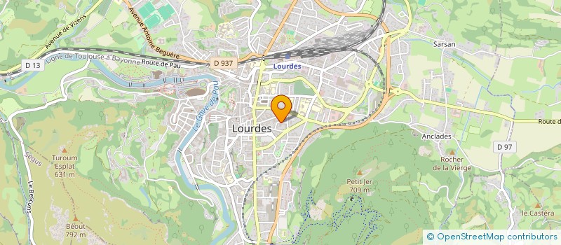 localisation de l'entreprise MADAME AMELIE CUYEU  LOURDES