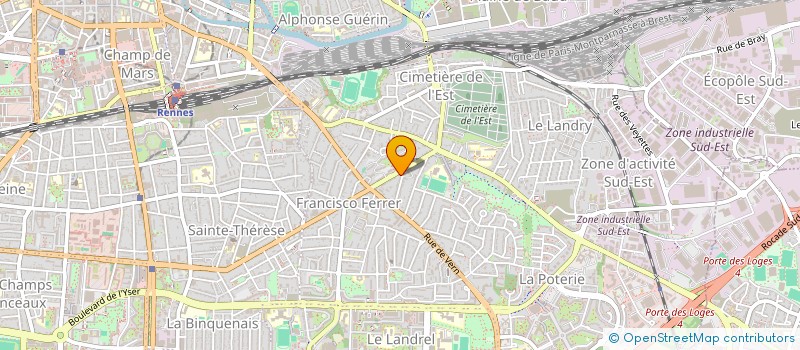 localisation de l'entreprise MADAME AMELIE CUYPERS  RENNES