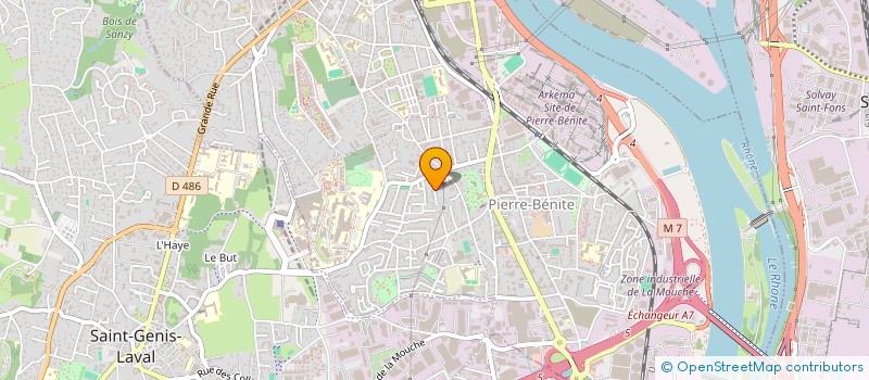 localisation de l'entreprise MADAME AMELIE D AMASSA  OULLINS-PIERRE-BENITE