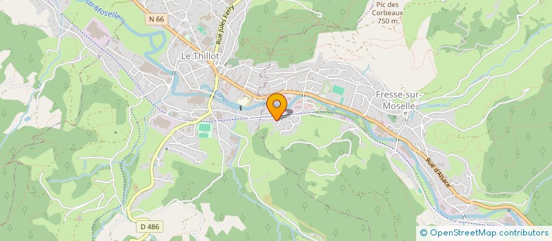 localisation de l'entreprise MADAME AMELIE DA CRUZ  FRESSE-SUR-MOSELLE