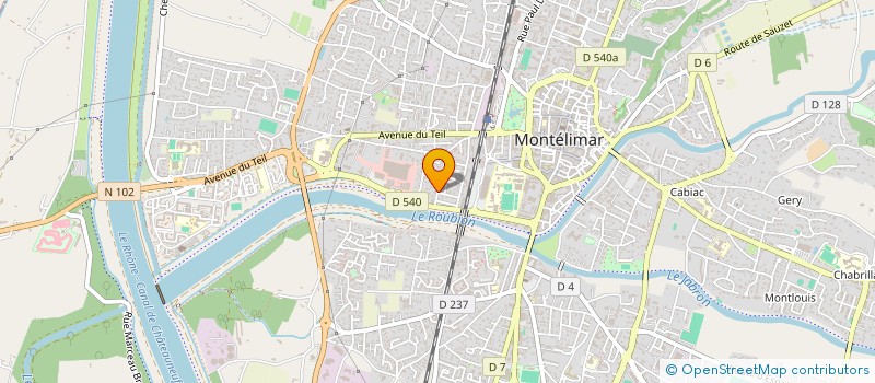localisation de l'entreprise MADAME AMELIE DA PRATO à MONTELIMAR