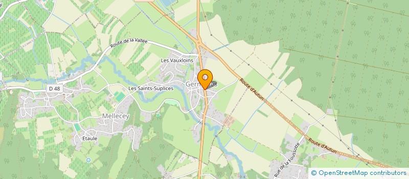 localisation de l'entreprise MADAME AMELIE DAGNICOURT  MELLECEY