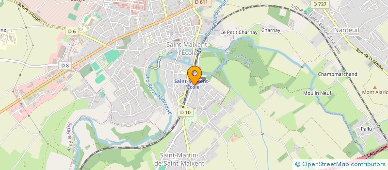 localisation de l'entreprise MADAME AMELIE DAGUE à SAINT-MAIXENT-L'ECOLE